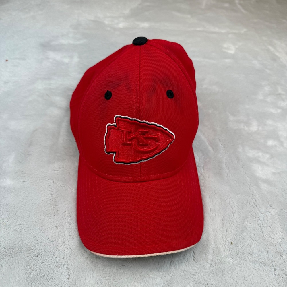 Kansas City Chiefs Reebok NFL Red Embroidered Hat Baseball Cap Vintage